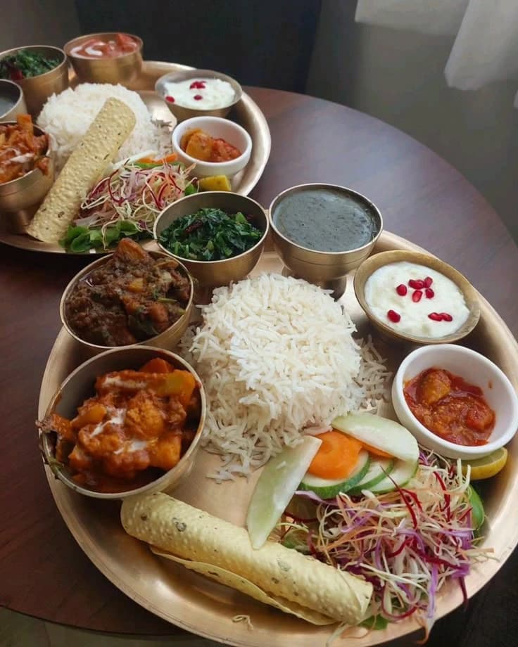 Authentic Gorkhali home-made food served at Rigsel Homestay, Kaffer Gaon, Kalimpong
